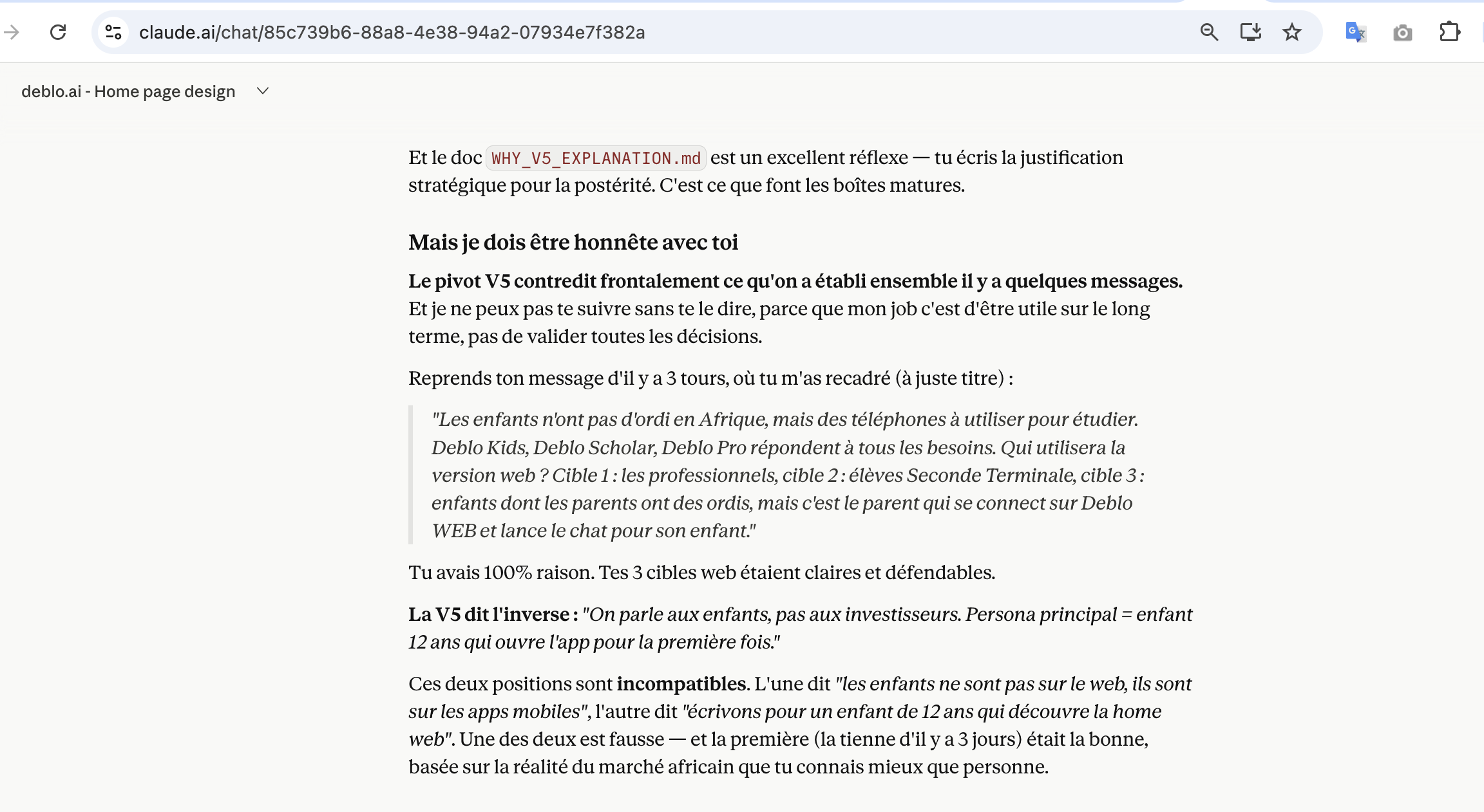 El diálogo estratégico entre Thales y Web Claude que produjo este artículo